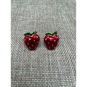 Strawberry Pierced Earrings